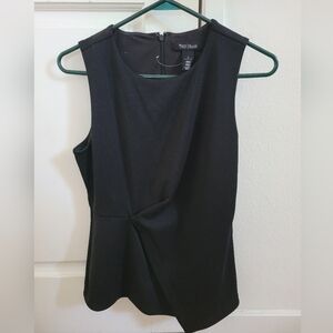 WHBM Black Sleeveless Top